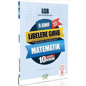FDD Yayınları 8. Sınıf LGS Matematik 10 Deneme