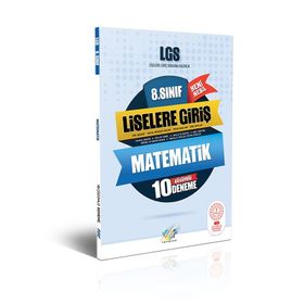 FDD Yayınları 8. Sınıf LGS Matematik 10 Deneme