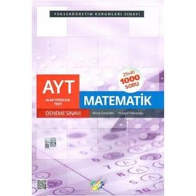 FDD Yayınları AYT Matematik 25x40 Deneme Sınavı