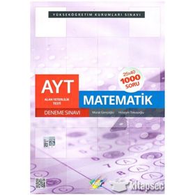 FDD Yayınları AYT Matematik 25x40 Deneme Sınavı