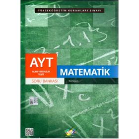 Fdd Yayınları AYT Matematik Soru Bankası