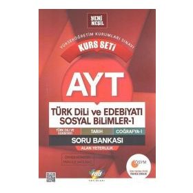 Fdd Yayınları AYT Türk Dili ve Edebiyatı Sosyal Bilimler Kurs Seti Soru Bankası
