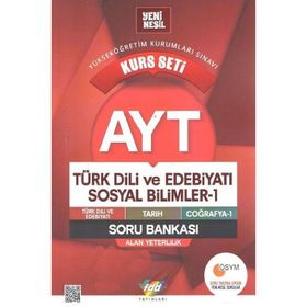 Fdd Yayınları AYT Türk Dili ve Edebiyatı Sosyal Bilimler Kurs Seti Soru Bankası