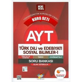 Fdd Yayınları AYT Türk Dili ve Edebiyatı Sosyal Bilimler Kurs Seti Soru Bankası