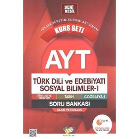 Fdd Yayınları AYT Türk Dili ve Edebiyatı Sosyal Bilimler Kurs Seti Soru Bankası