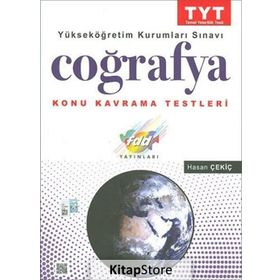 FDD Yayınları TYT Coğrafya Konu Kavrama Testleri Soru Bankası