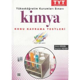 Fdd Yayınları TYT Kimya Konu Kavrama Testleri