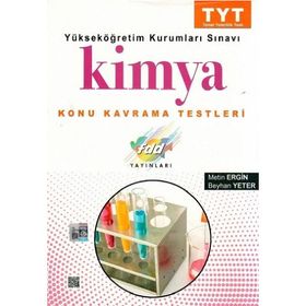 Fdd Yayınları TYT Kimya Konu Kavrama Testleri