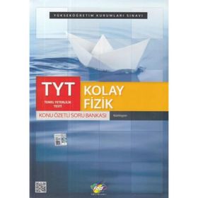 Fdd Yayınları TYT Kolay Fizik Konu Özetli Soru Bankası