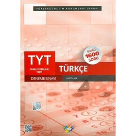 FDD Yayınları YKS 1. Oturum TYT Türkçe 40x40 Deneme Sınavı
