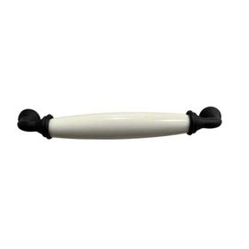 FDS F-398-128-02 Sude Polimer Beyaz Siyah Ayak 128 mm Kulp