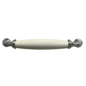 FDS F-398-128-18 Sude Polimer Beyaz Krom Ayak 128 mm Kulp