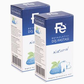 Fe Beyazlatıcı Natural Herbal 2 Adet Diş Pastası