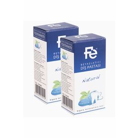 Fe Beyazlatıcı Natural Herbal 2 Adet Diş Pastası