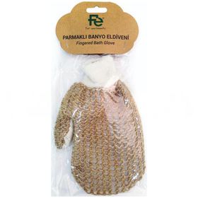 Fe FEFU015 Spa Sisal Banyo Lifi Parmaklı Banyo Eldiveni