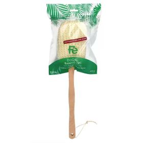Fe FEFU119 Loofah Ahşap Saplı Sırt Masaj Bandı Lifi