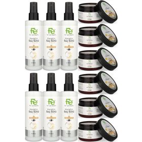 Fe Keratin 200 ml Saç Sütü+300 ml Saç Maskesi Karma 12'li Set