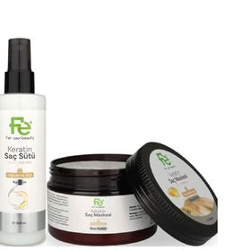 Fe Keratin 200 ml Saç Sütü+300 ml Saç Maskesi Karma 6'lı Set