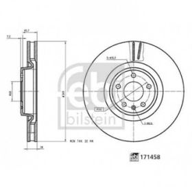 Febi 171458 A4 Q7 16 A5 17 A6 19 A8 Touareg 18 Ön Fren Aynası