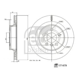 Febi 171479 BMW F39 F40 F48 Arka Fren Aynası