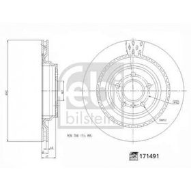 Febi 171491 Arka Fren Diski