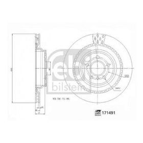 Febi 171491 Arka Fren Diski