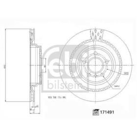Febi 171491 Arka Fren Diski