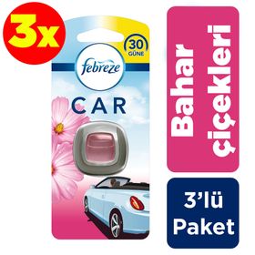 Febreze Bahar Çiçekleri 2'li Hava Ferahlatıcı Araba Kokusu