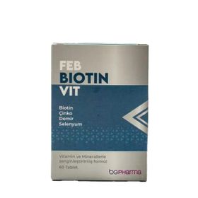 Febvit Feb Biotin Vit Vitamin Mineral 60 Tablet
