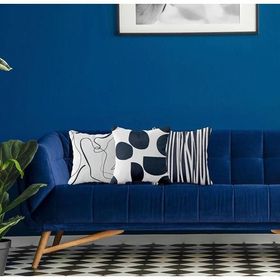 Fecra Çizgi Desenli 43x43 3'lü Kırlent Kılıfı