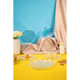 Fecra Loren Naturel 7 Parça Pasta ve Sunum Seti