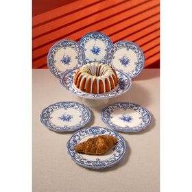 Fecra Majestic Blue 8 Parça Sunum Seti