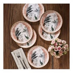 Fecra Peacock 6 Parça Pasta Tabağı Seti