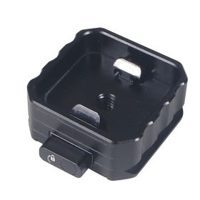 FEICHAO Yükseltilmiş Hızlı Çıkarma Plaka Düğmesi Kilitleme Adaptörü DSLR Monitör Gimbal Kamera Aksesuarı