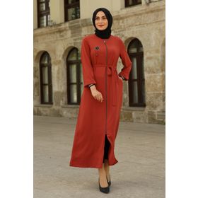 Feiza Collection FC-8126KRMT Kiremit Kadın Ferace