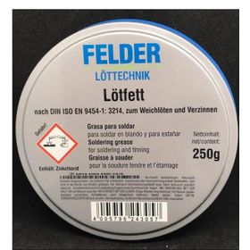 Felder Lötfett 250 gr Lehim Pastası