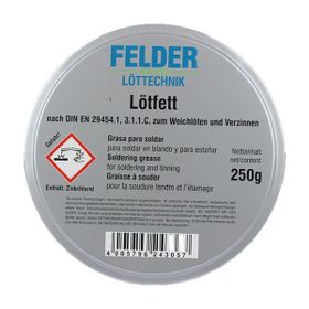 Felder Lötfett 250 gr Lehim Pastası