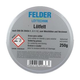 Felder Lötfett 250 gr Lehim Pastası