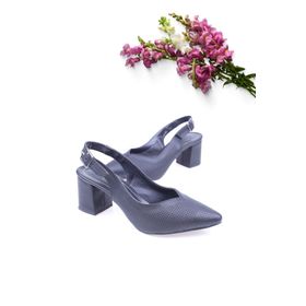 Feles 01-311 Siyah 6.5 cm Topuk Kadın Sandalet