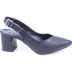 Feles 01-311 Siyah 6.5 cm Topuk Kadın Sandalet