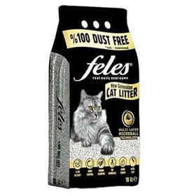 Feles 10 lt Ultra Light Topaklanan Tozsuz Kedi Kumu