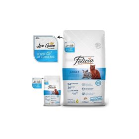 Felicia 12 kg Somonlu Yetişkin Kedi Maması + 2 kg Kedi Maması