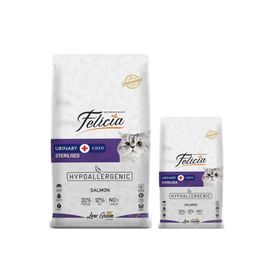 Felicia 12+2 kg Az Tahıllı Sterilised Kısırlaştırılmış Somonlu Kedi Maması