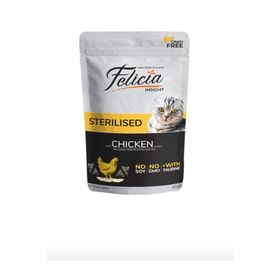Felicia 12x85 gr Pouch Tavuklu Sterilised Kısır Kedi Konserve Mama