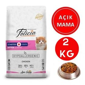 Felicia 2 kg Açık Paket Kitten Tavuklu Yavru Kedi Maması