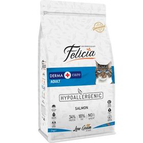 Felicia 2 kg Az Tahıllı Hypoallergenic Somonlu Yetişkin Kedi Maması