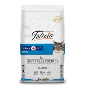 Felicia 2 kg Az Tahıllı Somonlu Yetişkin Kedi Maması