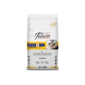 Felicia 2 kg Az Tahıllı Tavuklu Hypoallergenic Sterilised Kısır Kedi Maması