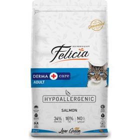 Felicia 2 kg Somonlu Yetişkin Kedi Maması + 4x85 gr Yaş Kedi Maması