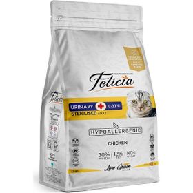 Felicia 2 kg Sterilised Tavuklu Az Tahıllı Hypoallergenic Kedi Maması